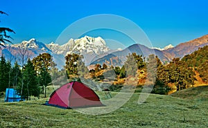 Camping at Himalayas