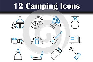 Camping Icon Set