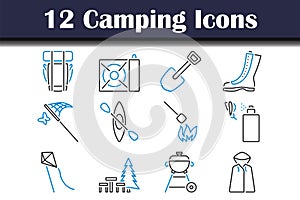 Camping Icon Set