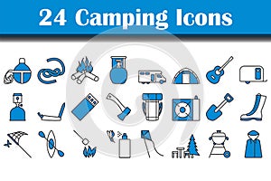 Camping Icon Set