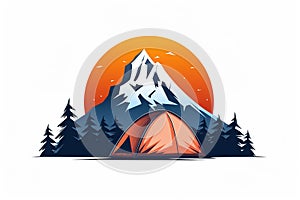 Camping Logo Icon