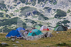 Camping in the Mountains