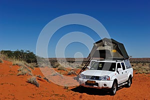 Camping in Namibia