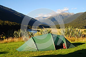 Camping in New Zealand