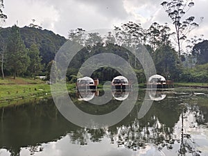 Camping ranca upas by the lake