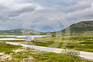 Camping in Rondane National Park in Norway