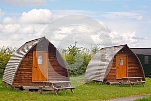 Camping teepees photo