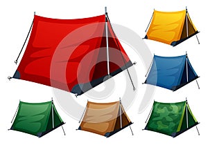 Camping tent photo