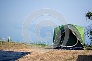 Camping tent sites tourism relaxation nature
