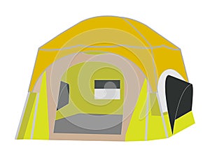 Camping tent vector