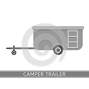 Camping Trailer Icon