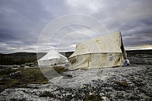 Camping in the tundra2 photo