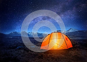 Camping Under The Stars