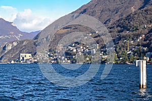 Campione d`italia on Lake Lugano