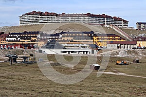 Campitello Matese - Panorama della stazione sciistica dalla piana