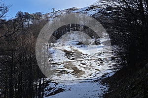 Campitello Matese - Scorcio della Seggiovia Capo d\'Acqua su Colle del Monaco