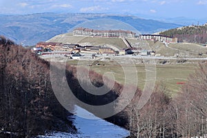 Campitello Matese - Scorcio della stazione sciistica dalla pista Del Caprio