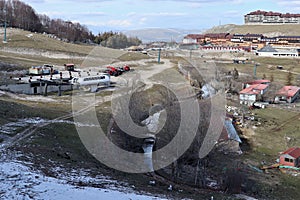Campitello Matese - Scorcio panoramico dal tratto finale della pista Del Caprio