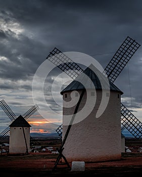 Campo de Criptana windmills. photo