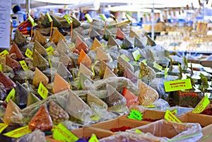 Campo de' Fiori market in Rome photo