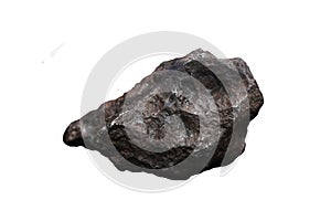Campo Del Cielo Meteorites. Iron Meteorite isolated on white background. photo