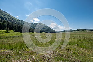 Campo Imperatore Abruzzo Italy. The Gran Sasso National Park, Italy