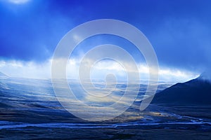 campo imperatore stormy day