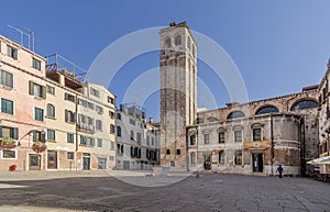 Campo San Silvestro, Venice, Italy