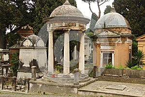 Campo Verano cemetery in Rome photo