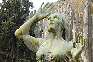 Campo Verano cemetery in Rome photo