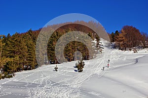 Campocecina with snow photo