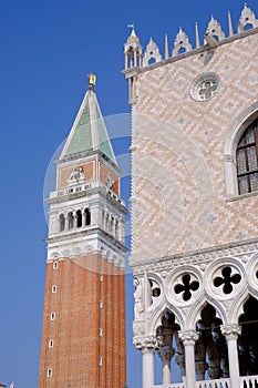 The Camponile and Doges palace