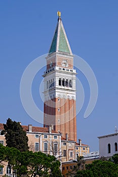 The Camponile tower in Venice
