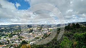 Campos do Jordao city seen from Morro do Elefante photo