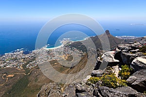 Camps Bay panorama from Table Mountain