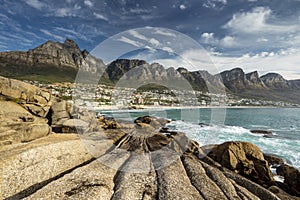 Camps Bay with the Twelve Apostles