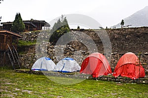 Camps at Fairy Meadows top