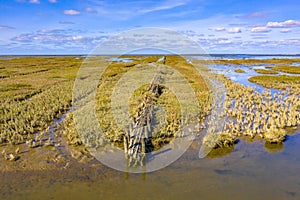 Campshedding Tidal Marshland Waddensea