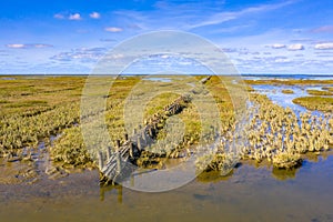 Campshedding Tidal Marshland Waddensea