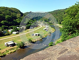 Campsite Bourscheid-Moulin in the Ardennes of Luxembourg