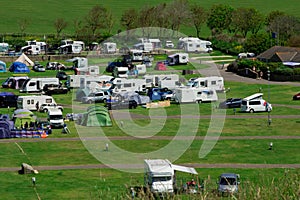 Campsites in Jurassic coast  in Dorset,Freshwater beach holiday park