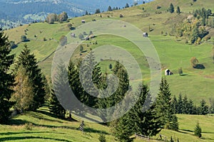 CAMPULUNG MOLDOVENESC, TRANSYLVANIA/ROMANIA - SEPTEMBER 18 : Far