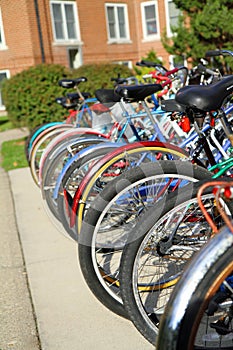 Campus bicycles photo