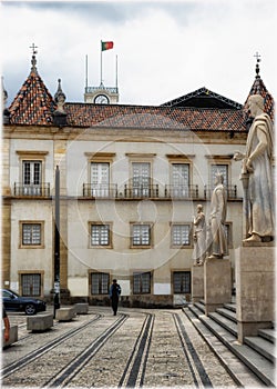 Campus of Coimbra University. Coimbra, Portugal