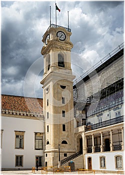 Campus of Coimbra University. Coimbra, Portugal