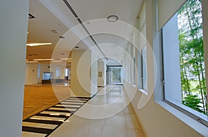 Campus modern walkway