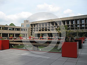 Campus view of Erasmus University