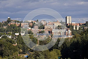 The campus of Washington State University in Pullman, Washington photo