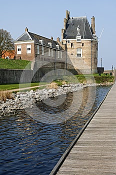 Campveerse Tower in the fortified city Veere