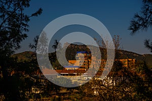 CAMYUVA, TURKEY: Beautiful view of the village of Camyuva in the evening, near Kemer, Antalya province.